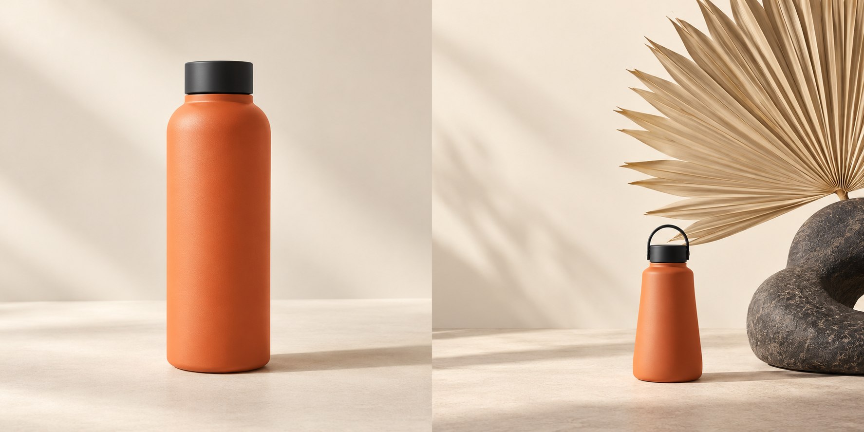 Illustrative example of the intended image: a large orange bottle with a flat cap against a simple background.